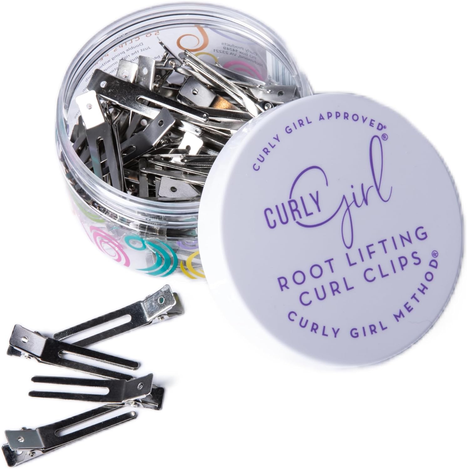 Curly Girl®, 50 Double Prong Root Lifting Curl Clips
