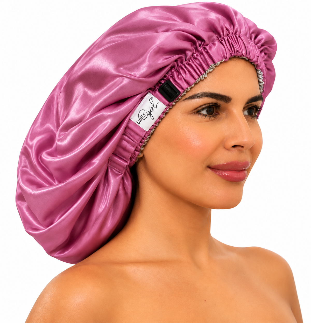 Curly Girl® Satin Reversible Bonnet with Adjustable Band