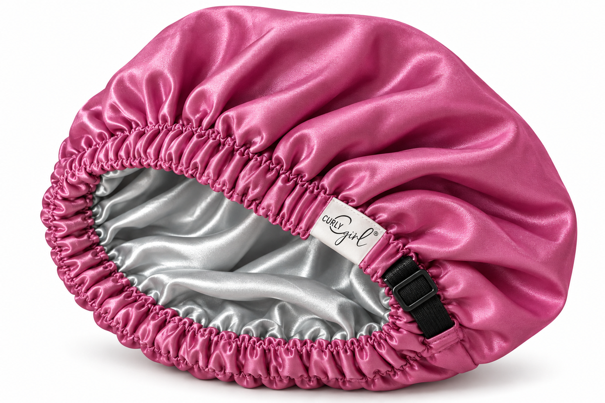 Curly Girl® Satin Reversible Bonnet with Adjustable Band