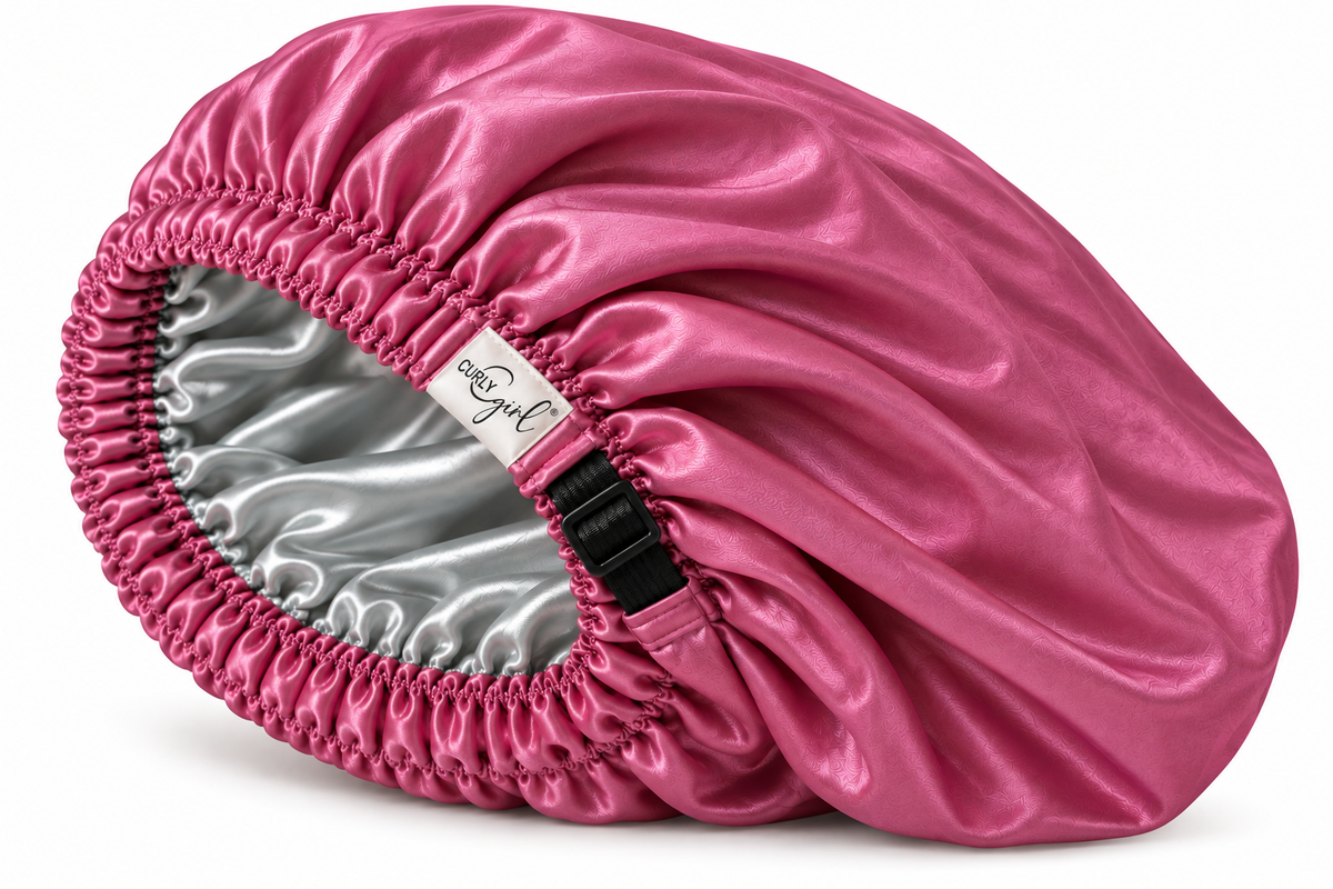 Curly Girl® Satin Reversible Bonnet with Adjustable Band